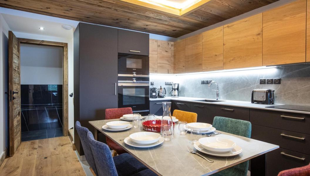 Vacaciones en montaña Apartamento 6 piezas cabina duplex para 12 personas (1) - Résidence Orée Du Bois - La Rosière - Cocina