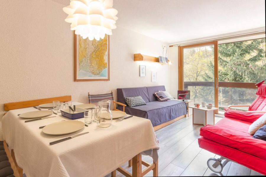 Vakantie in de bergen Studio cabine 5 personen (0307) - Résidence Orion Lunik - Le Corbier - Woonkamer