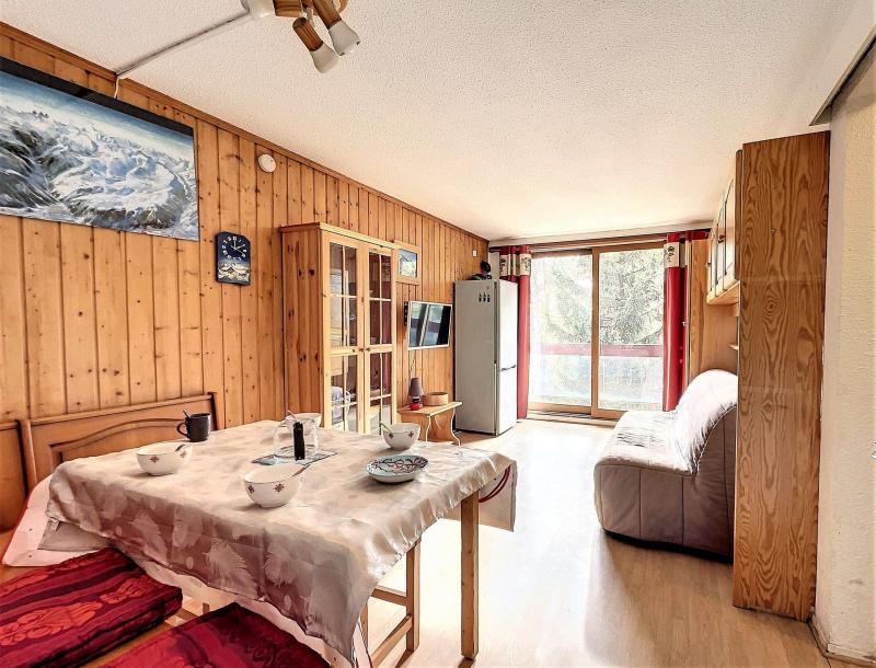 Vakantie in de bergen Studio cabine 5 personen (0407) - Résidence Orion Lunik - Le Corbier - Woonkamer