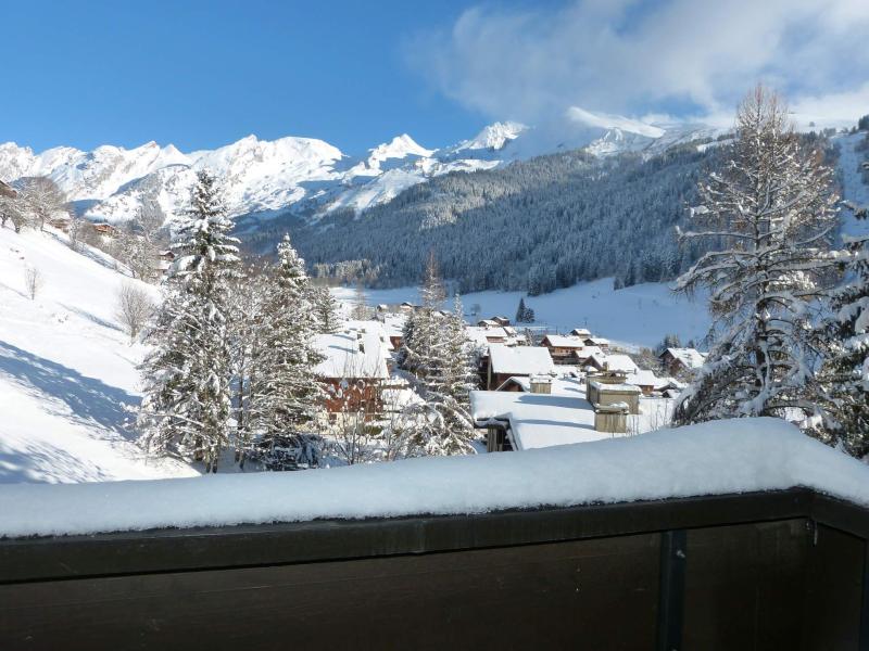 Holiday in mountain resort 3 room apartment 6 people (15) - Résidence Ours Brun - La Clusaz - Balcony