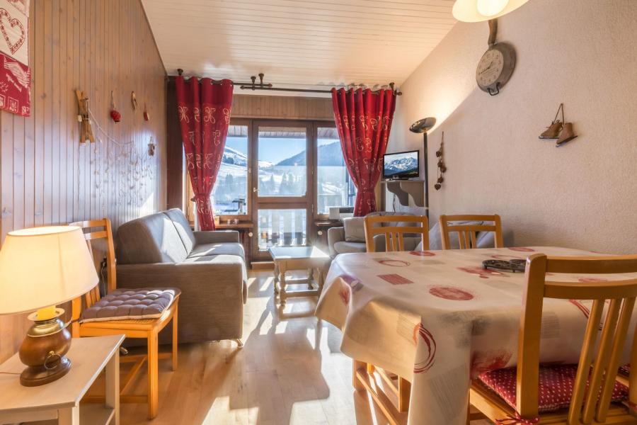 Holiday in mountain resort 4 room duplex apartment 6 people (28) - Résidence Ours Brun - La Clusaz - Living room