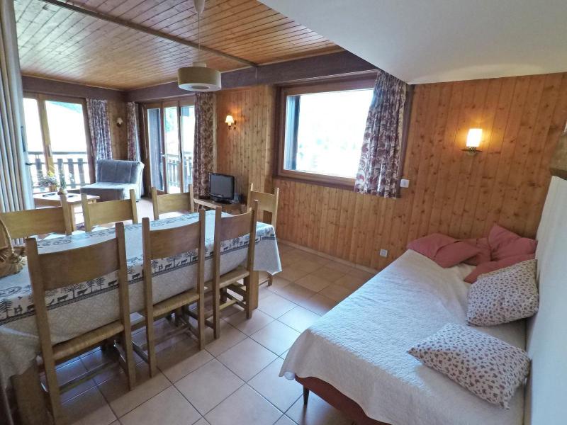 Urlaub in den Bergen 3-Zimmer-Appartment für 8 Personen (94) - Résidence Panoramic - Les Gets - Wohnzimmer