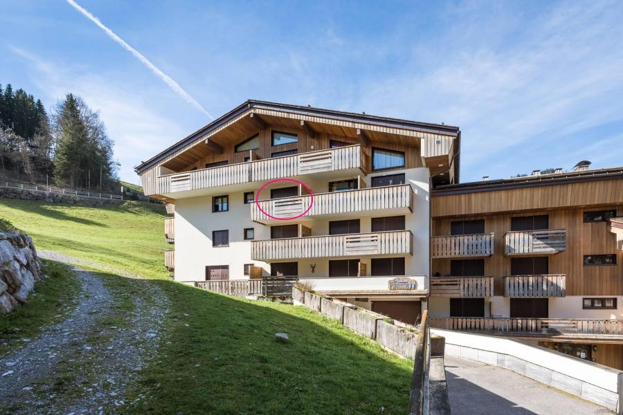 Ski verhuur Studio bergnis 3 personen (512) - Résidence Parnasse 1 - La Clusaz - Buiten zomer