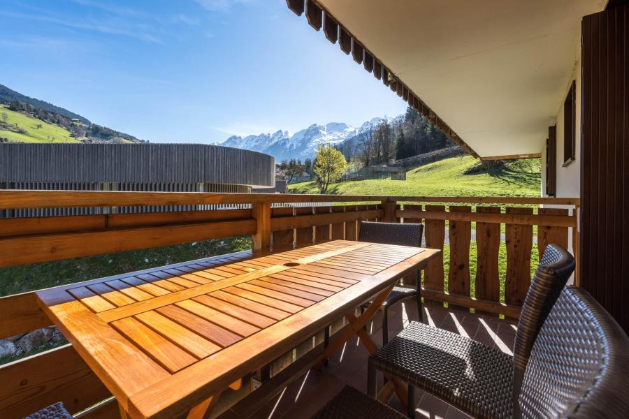 Vakantie in de bergen Studio bergnis 3 personen (512) - Résidence Parnasse 1 - La Clusaz - Terras