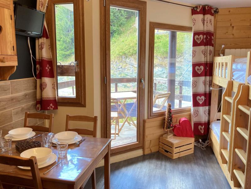 Vakantie in de bergen Studio 4 personen (382) - Résidence Pas du Lac  - Avoriaz - Woonkamer