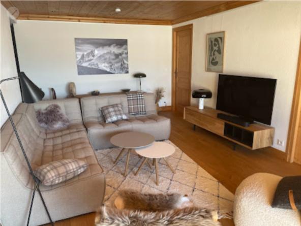 Holiday in mountain resort 4 room apartment 7 people - Résidence Passa Franc - Les Gets - Living room