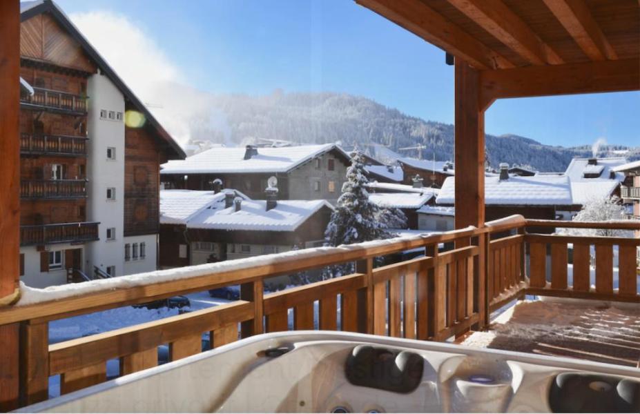 Holiday in mountain resort 6 room apartment 14 people - Résidence Pearl - Les Gets - Terrace