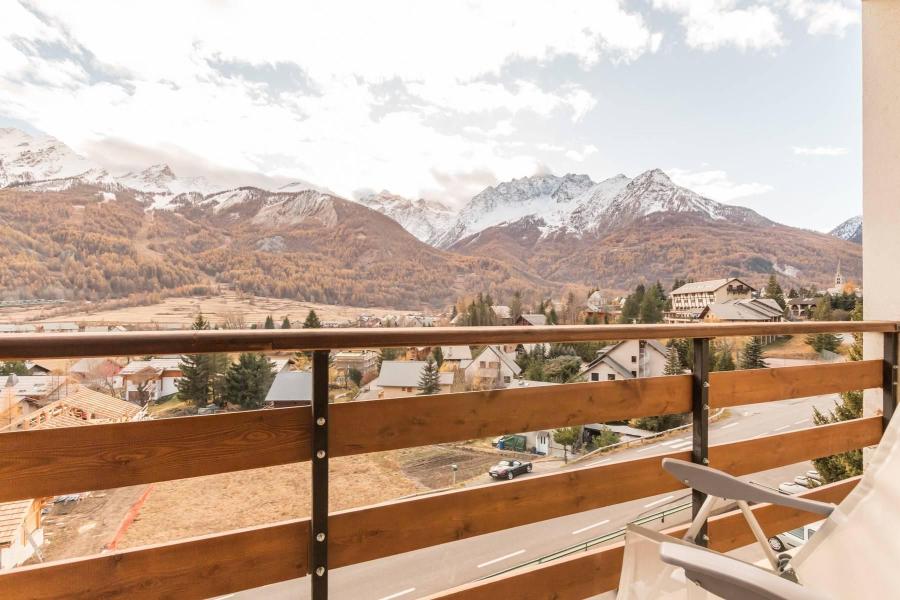 Urlaub in den Bergen 3-Zimmer-Appartment für 6 Personen (LEC015) - Résidence Pellenches - Serre Chevalier - Terrasse