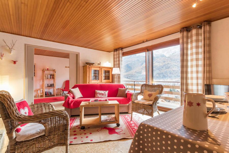 Urlaub in den Bergen 3-Zimmer-Appartment für 6 Personen (LEC015) - Résidence Pellenches - Serre Chevalier - Wohnzimmer