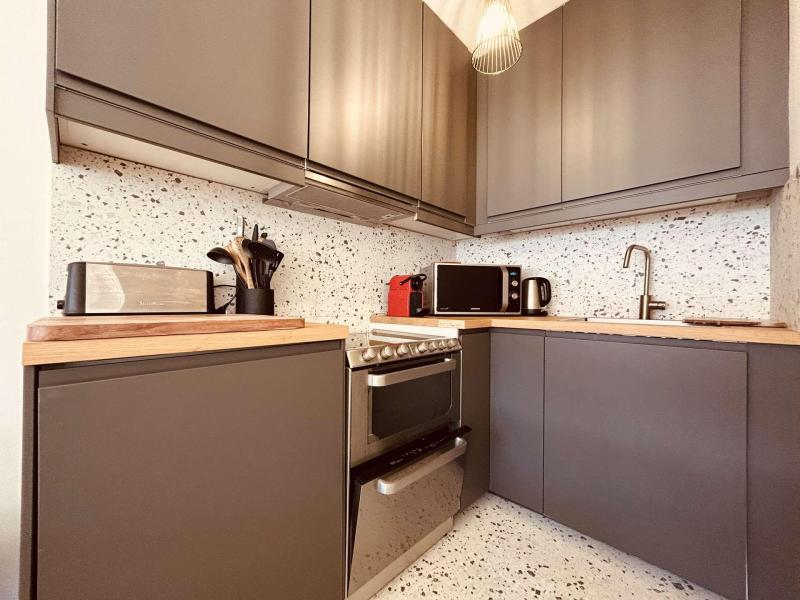 Vacances en montagne Studio coin nuit 4 personnes (4300) - Résidence Pellenches - Serre Chevalier - Cuisine