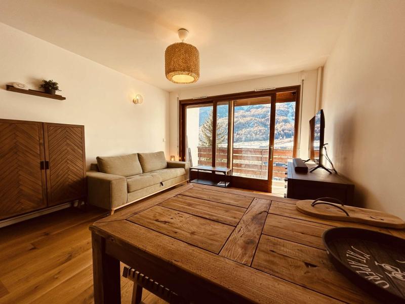 Vacances en montagne Studio coin nuit 4 personnes (4300) - Résidence Pellenches - Serre Chevalier - Séjour