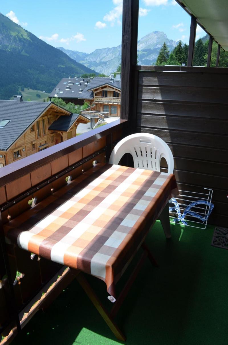 Vakantie in de bergen Studio bergnis 3 personen (PER009) - Résidence Perchoir - Châtel - Terras