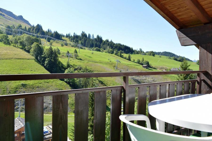 Urlaub in den Bergen 2-Zimmer-Holzhütte für 6 Personen (003) - Résidence Perralpes - Le Grand Bornand - Balkon