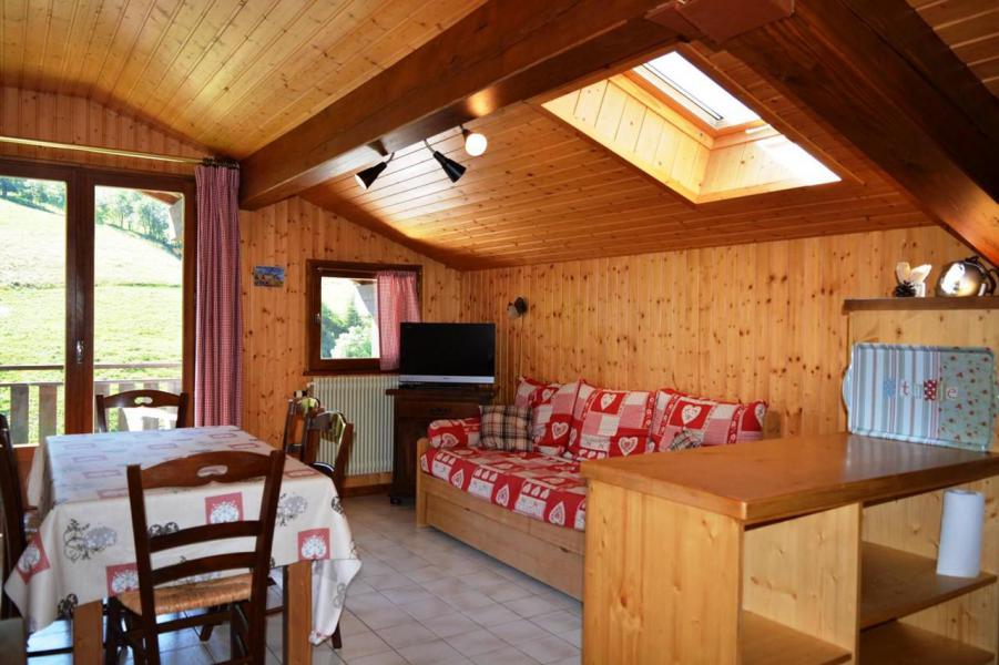 Vacances en montagne Appartement 2 pièces cabine 6 personnes (003) - Résidence Perralpes - Le Grand Bornand - Séjour