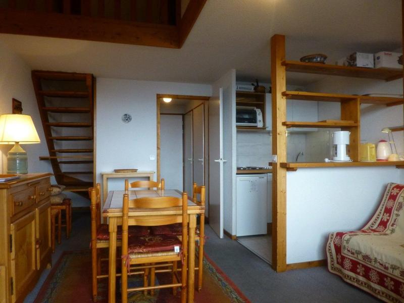 Vakantie in de bergen Appartement 2 kamers bergnis 6 personen (47112) - Résidence Petite Ourse - Peisey-Vallandry - Woonkamer