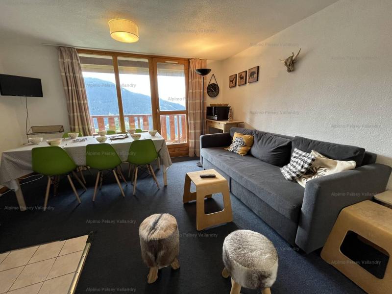 Vakantie in de bergen Appartement duplex 3 kamers bergnis 8 personen (47115) - Résidence Petite Ourse - Peisey-Vallandry - Woonkamer