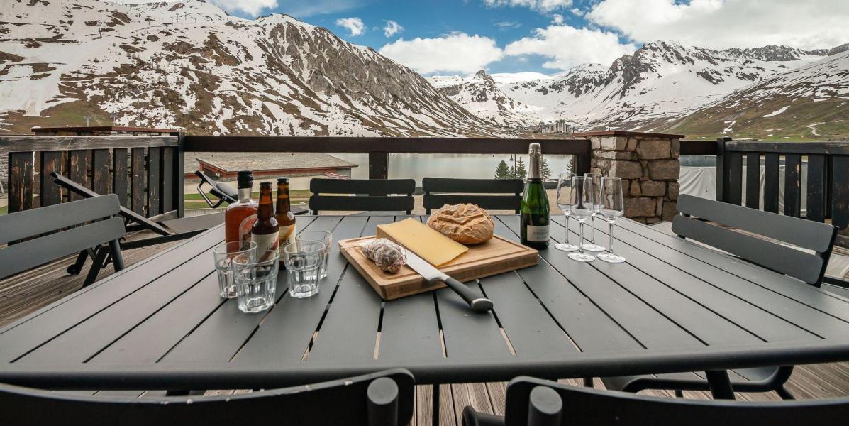 Holiday in mountain resort 2 room apartment cabin 5 people (103P) - Résidence Phoenix - Tignes - Terrace