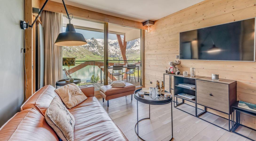 Holiday in mountain resort 2 room apartment cabin 5 people (402P) - Résidence Phoenix - Tignes - Living room