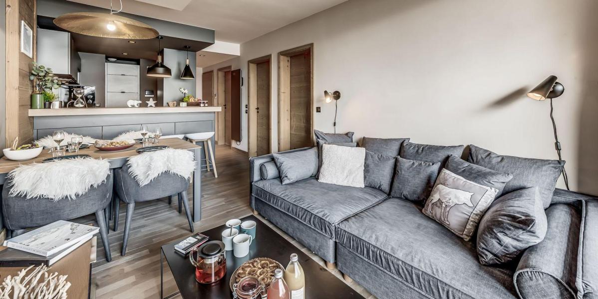 Urlaub in den Bergen 2-Zimmer-Holzhütte für 5 Personen (103P) - Résidence Phoenix - Tignes - Wohnzimmer