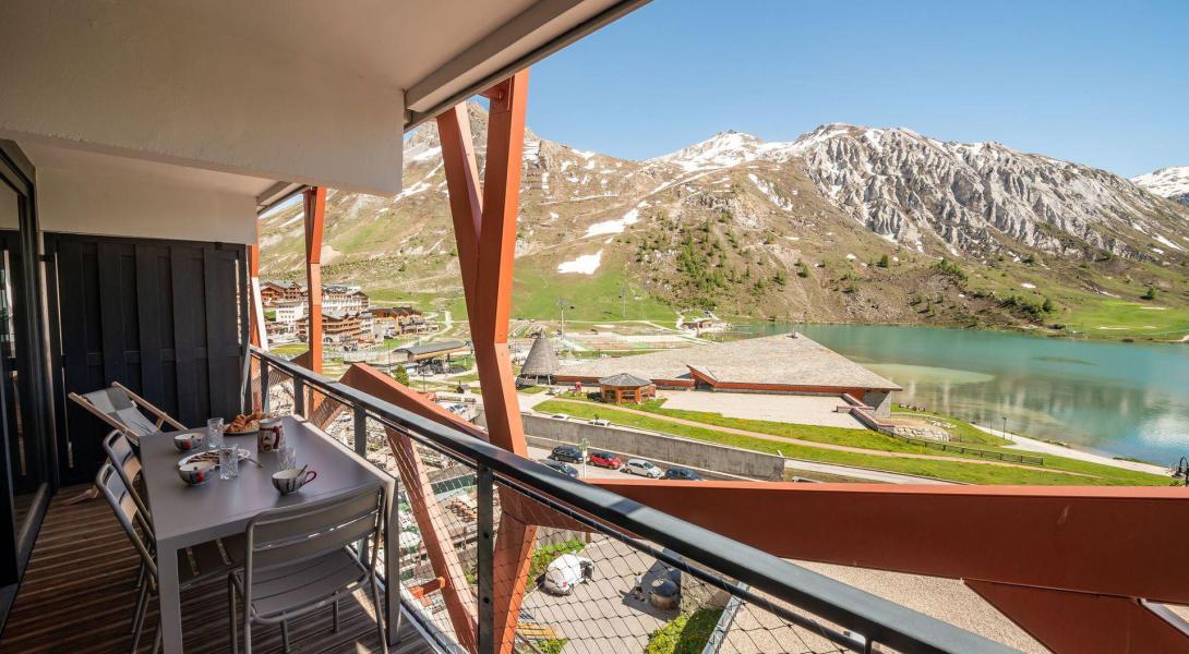 Urlaub in den Bergen 2-Zimmer-Holzhütte für 5 Personen (402P) - Résidence Phoenix - Tignes - Terrasse