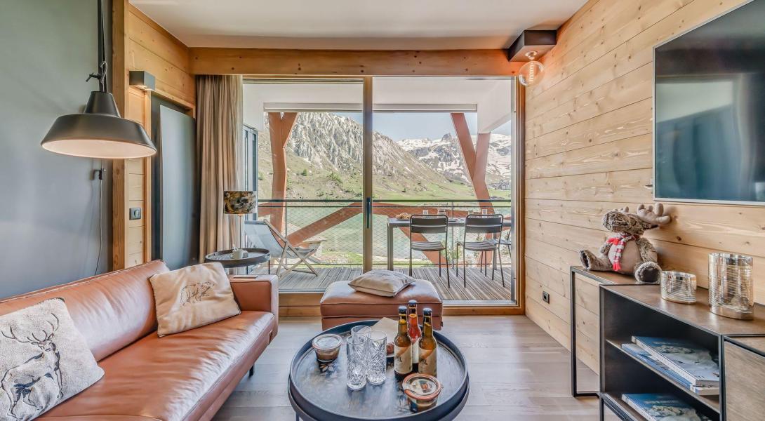 Urlaub in den Bergen 2-Zimmer-Holzhütte für 5 Personen (402P) - Résidence Phoenix - Tignes - Wohnzimmer