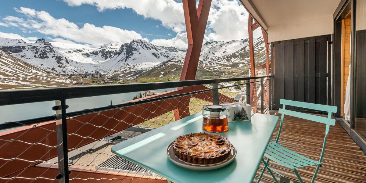 Holiday in mountain resort 3 room apartment cabin 6 people (602P) - Résidence Phoenix - Tignes - Balcony