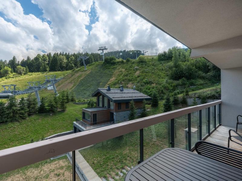 Urlaub in den Bergen 3-Zimmer-Holzhütte für 4 Personen (404) - Résidence Phoenix - Courchevel - Balkon