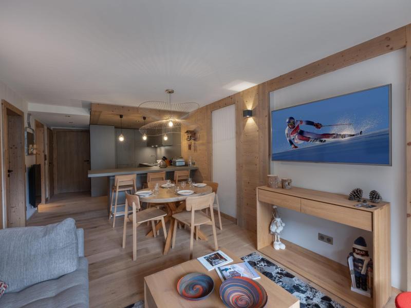 Urlaub in den Bergen 3-Zimmer-Holzhütte für 4 Personen (404) - Résidence Phoenix - Courchevel - Wohnzimmer