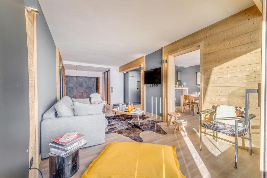 Holiday in mountain resort 4 room apartment sleeping corner 8 people (504P) - Résidence Phoenix - Tignes - Living room