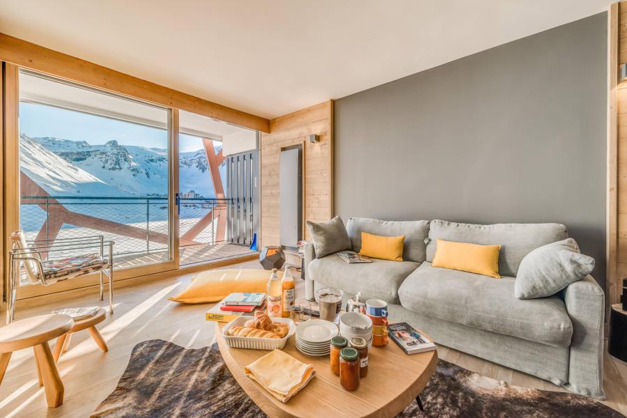 Urlaub in den Bergen 4-Zimmer-Berghütte für 8 Personen (504P) - Résidence Phoenix - Tignes - Wohnzimmer