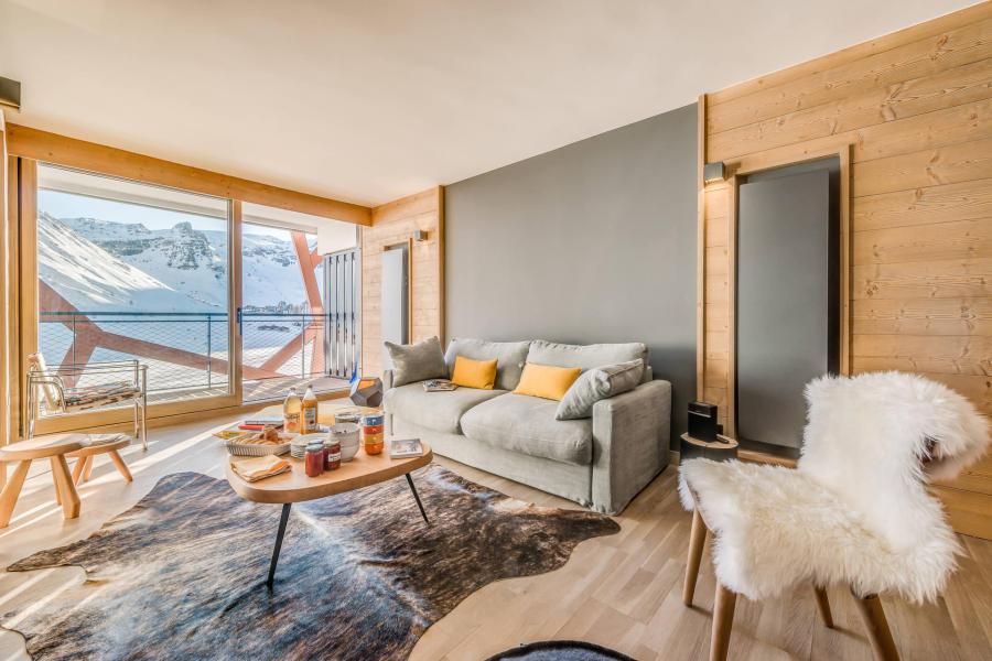 Urlaub in den Bergen 4-Zimmer-Berghütte für 8 Personen (504P) - Résidence Phoenix - Tignes - Wohnzimmer