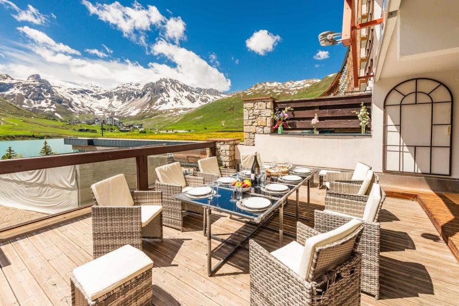 Holiday in mountain resort 5 room apartment 8 people (101P) - Résidence Phoenix - Tignes - Balcony