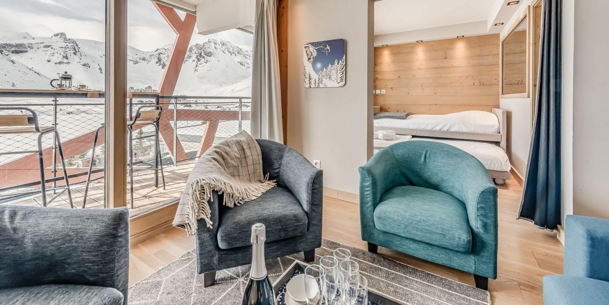 Vakantie in de bergen Appartement 4 kamers bergnis 6 personen (302P) - Résidence Phoenix - Tignes - Woonkamer