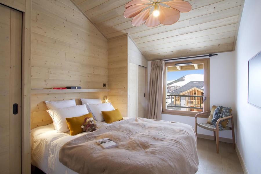 Urlaub in den Bergen 6-Zimmer-Holzhütte für 10 Personen (B41) - Résidence Phoenix B - Alpe d'Huez - Offener Schlafbereich