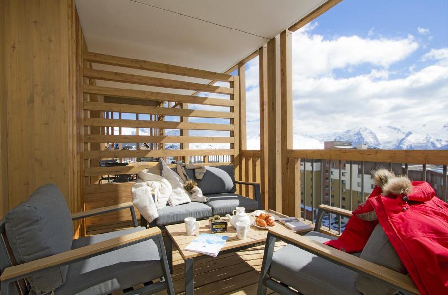 Vacanze in montagna Appartamento 3 stanze con cabina per 6 persone (B27) - Résidence Phoenix B - Alpe d'Huez - Balcone