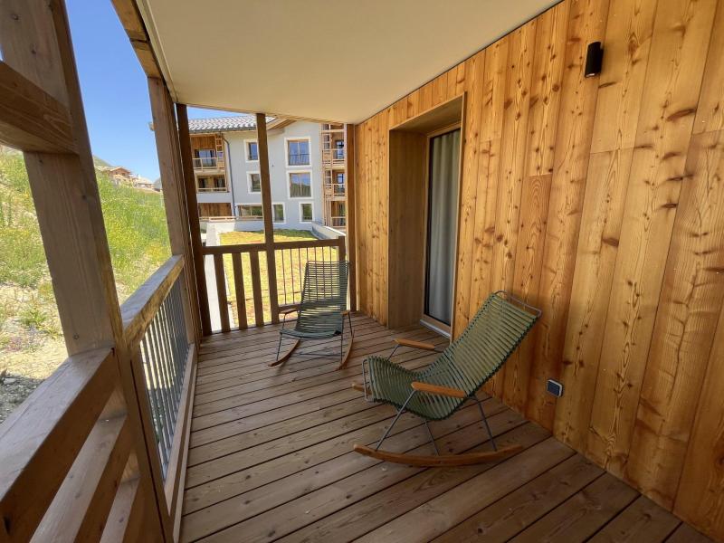 Vakantie in de bergen Appartement 3 kabine kamers 6 personen (B33) - Résidence Phoenix B - Alpe d'Huez - Balkon