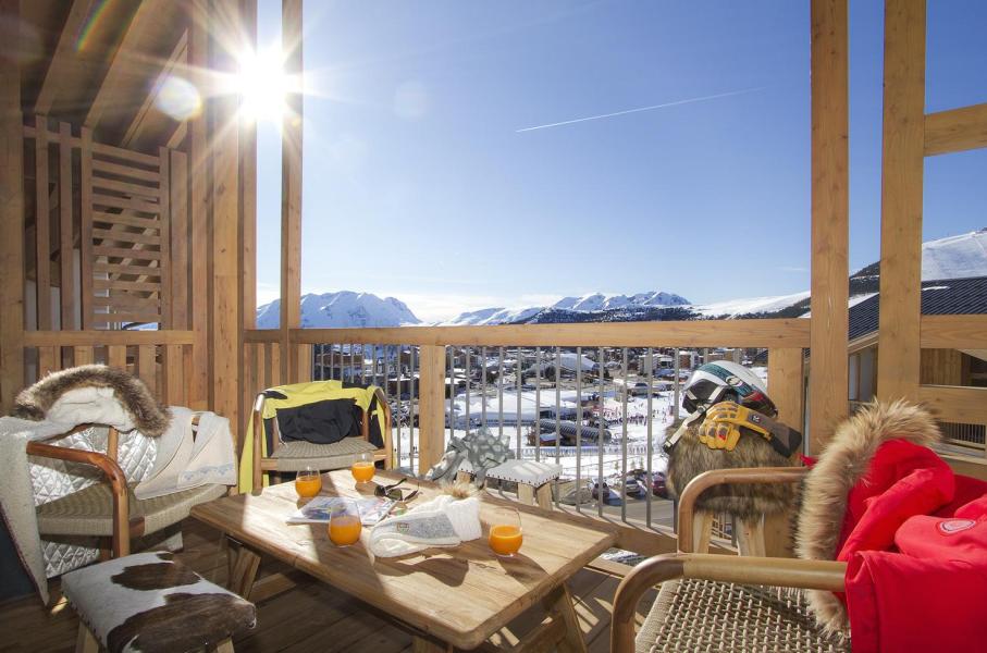 Vacances en montagne Appartement 6 pièces cabine 10 personnes (B41) - Résidence Phoenix B - Alpe d'Huez - Terrasse