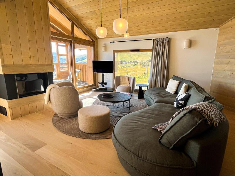 Urlaub in den Bergen 5-Zimmer-Appartment für 8 Personen (C32) - Résidence Phoenix C - Alpe d'Huez - Wohnzimmer