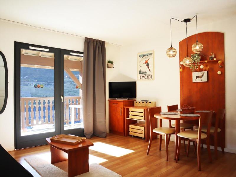 Vakantie in de bergen Studio bergnis 4 personen (S4-80) - Résidence Pic du Midi - Barèges/La Mongie - Woonkamer