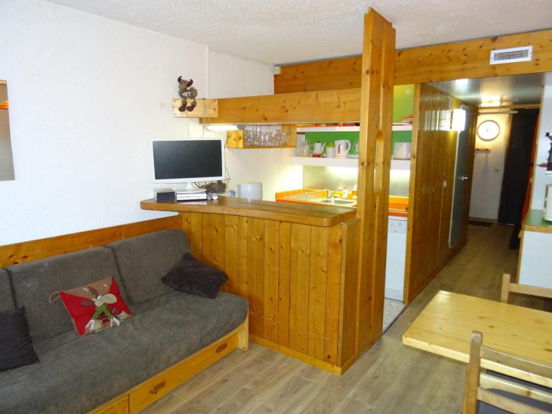 Vakantie in de bergen Appartement 2 kamers bergnis 6 personen (845) - Résidence Pierra Menta - Les Arcs - Woonkamer