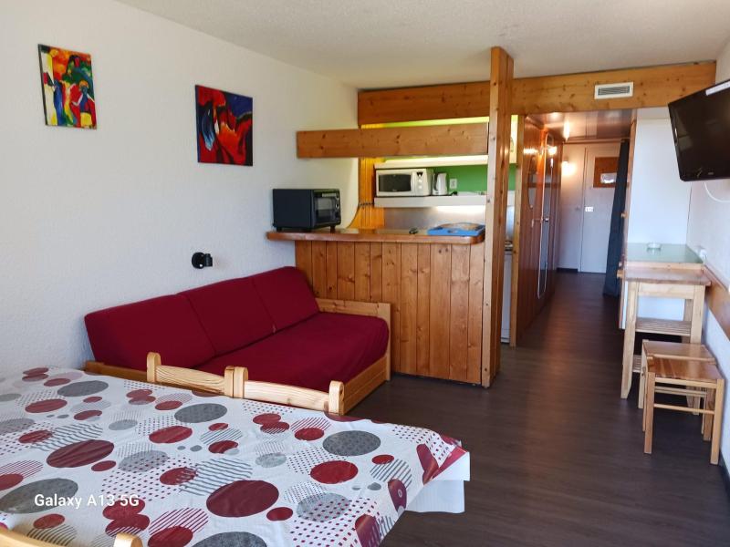 Vakantie in de bergen Studio bergnis 5 personen (836R) - Résidence Pierra Menta - Les Arcs - Woonkamer