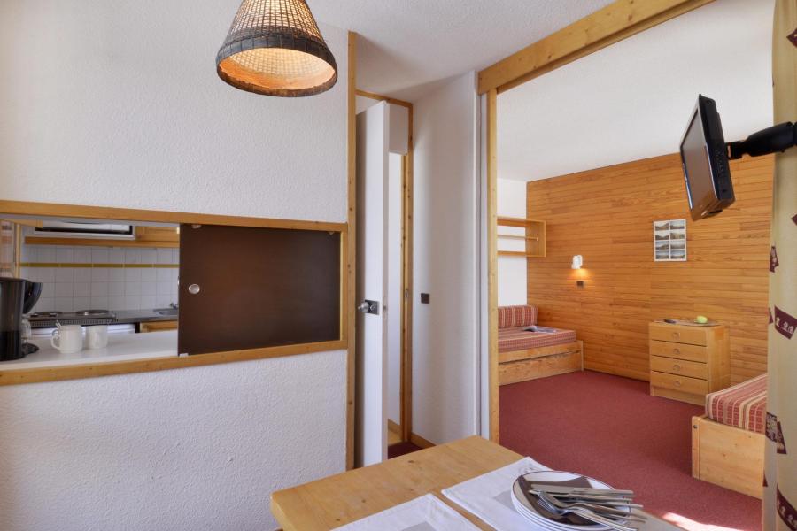 Vakantie in de bergen Appartement 2 kamers 6 personen (015) - Résidence Pierre de Soleil - La Plagne - Woonkamer