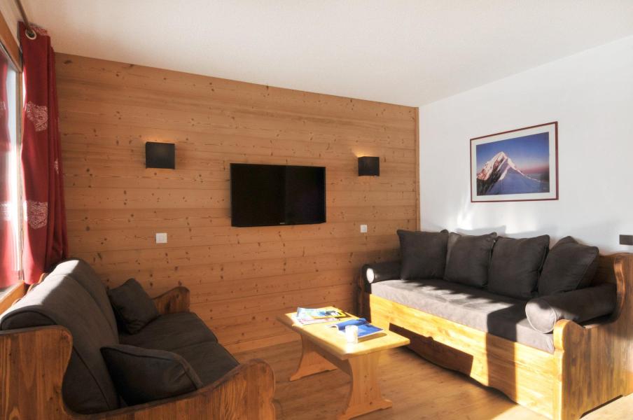 Vakantie in de bergen Appartement 2 kamers 6 personen (125) - Résidence Pierre de Soleil - La Plagne - Woonkamer
