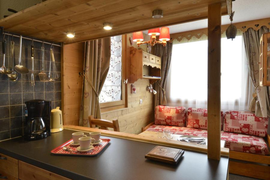 Vakantie in de bergen Appartement 2 kamers 6 personen (225) - Résidence Pierre de Soleil - La Plagne - Woonkamer