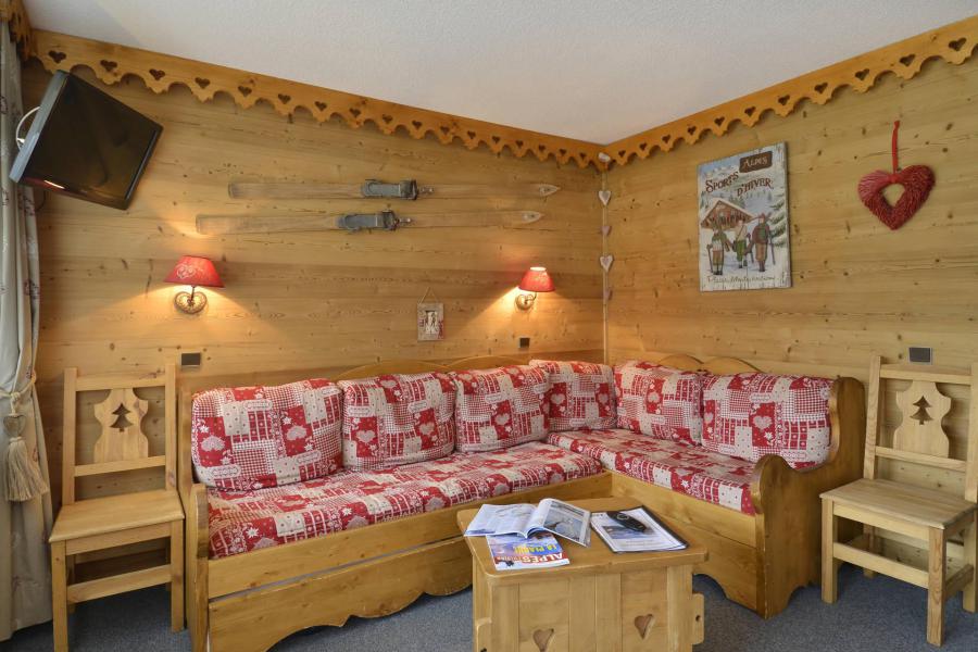 Vakantie in de bergen Appartement 2 kamers 6 personen (225) - Résidence Pierre de Soleil - La Plagne - Woonkamer