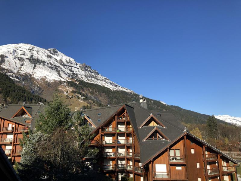 Location au ski Studio coin montagne 4 personnes (H566) - Résidence Pierres Blanches - Les Contamines-Montjoie - Extérieur été