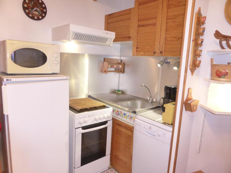 Holiday in mountain resort Studio cabin 6 people (H579) - Résidence Pierres Blanches - Les Contamines-Montjoie - Kitchen