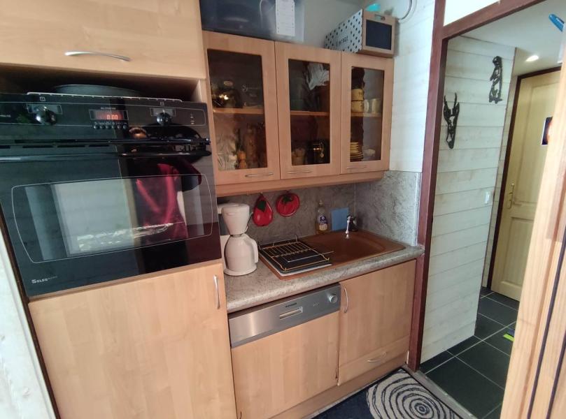 Vakantie in de bergen Studio cabine 4 personen - Résidence Pignals - Isola 2000 - Keukenblok