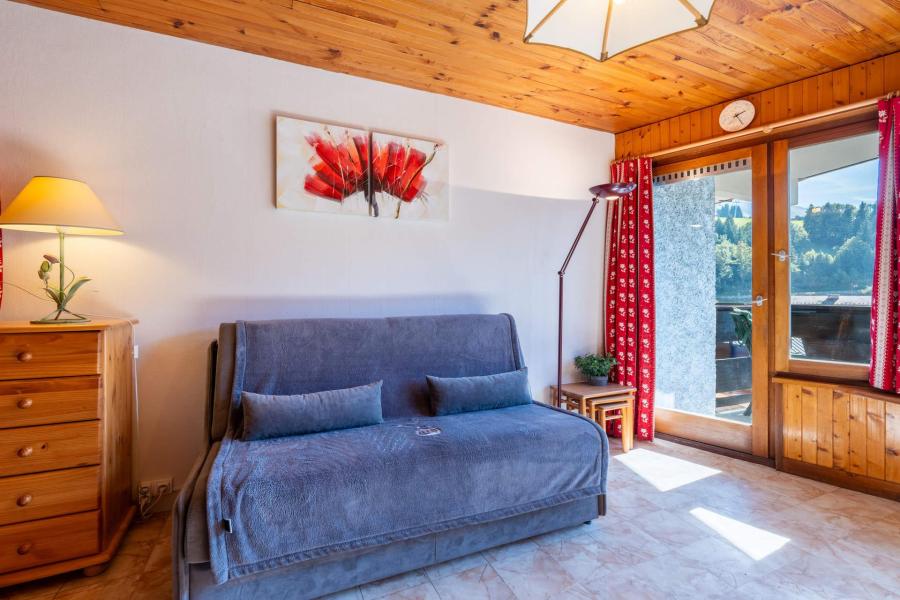 Vakantie in de bergen Studio 3 personen (10) - Résidence Piscine - La Clusaz - Woonkamer