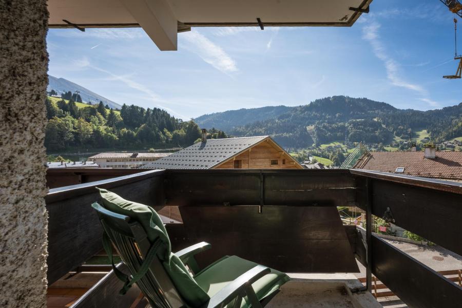 Vacances en montagne Studio 3 personnes (10) - Résidence Piscine - La Clusaz - Balcon